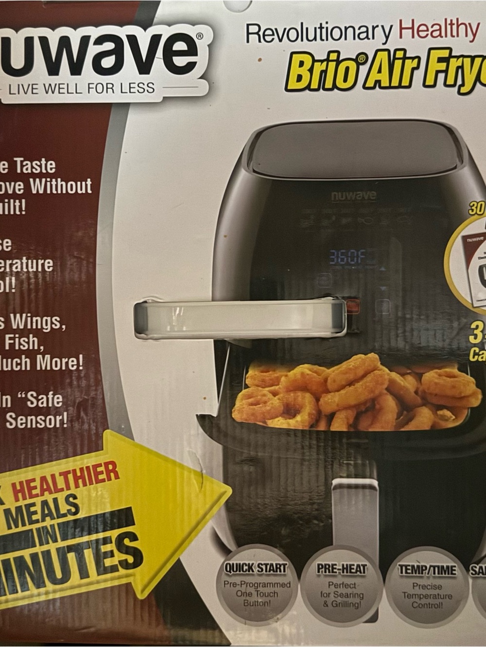 Brio Air Fryer - Black